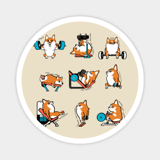 Legday with Corgi Magnet